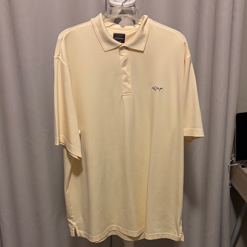 Greg Norman Soft Cream Polo Shirt